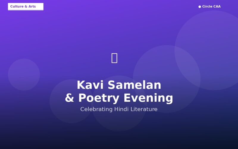 Kavi Samelan: Why Hindi Poetry is Not a Relic of the Past, But a Living Force